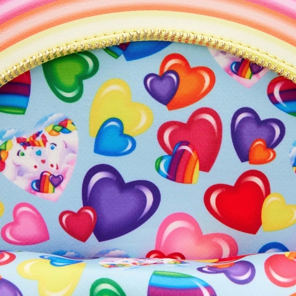 NWT Loungefly Lisa Frank Unicorn Reflection mini backpack Markie Mini - Picture 4 of 9